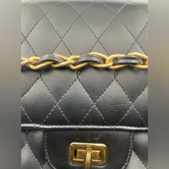 Vintage Meyers USA Quilted Leather Flap Bag • Made in USA Chain Purse - Picture 5 of 15